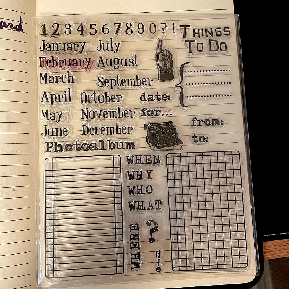 Transparent Stamp set